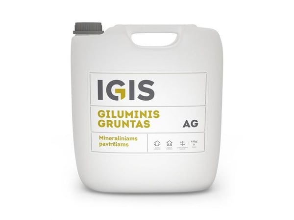Pohjuste Igis AG, valkoinen, 1 litraa