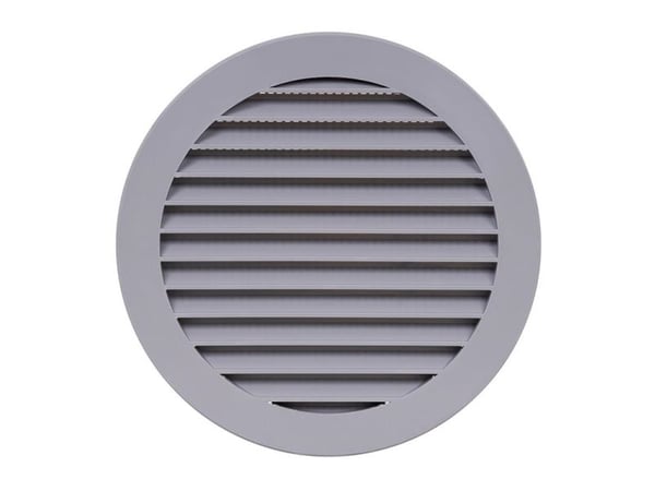Europlast ventilationsgaller D125 grå