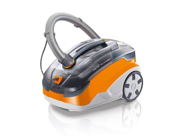Thomas AQUA+ PET & FAMILY - Støvsuger - kanister - vannfiltrering / pose - 1700 W - oransje/sølv