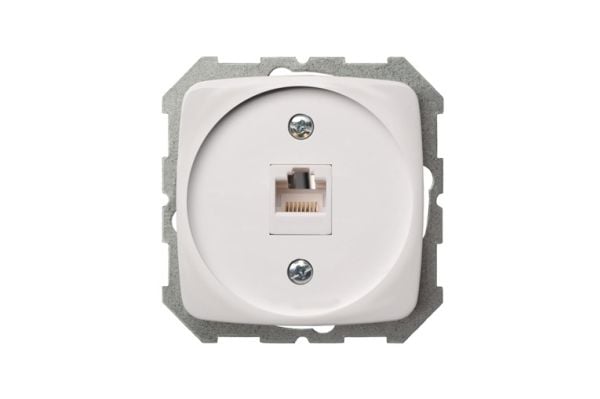 Liregus Powerpoint 1-sits PC utan fr. för RJ45, vit