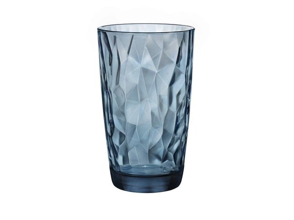 Bormioli Rocco Diamond, Blå, Glass, 1 stykker, Rund, Diamond, 470 ml