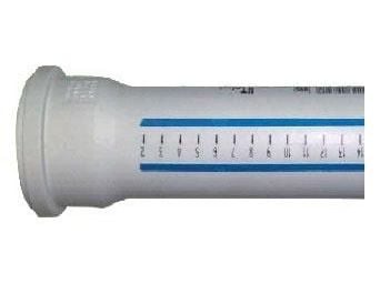 HTP rør med 1 muffe 32-1000 mm hvid