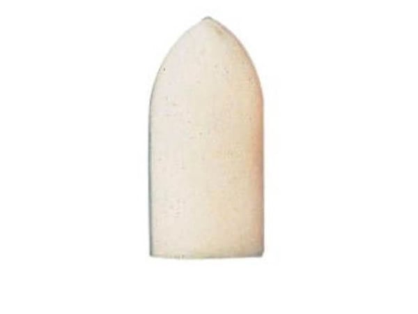 Dremel 422, Poleringskjegle, 3,2 mm, 1 cm, Hvit, Felt