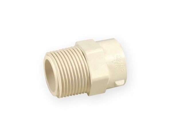 Nibco PVC-C KW/GZ 1/2" skruvanslutning - 4704-005