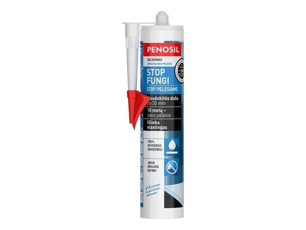 Penosil Stop Fungi silikonskjøtemasse 310 ml (transparent)