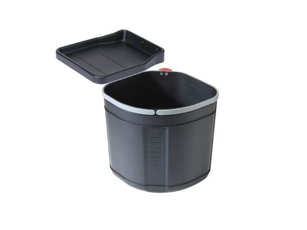 Franke Sorter Mini, 17 l, Rektangulær, Plast, Sort, 300 mm, 300 mm