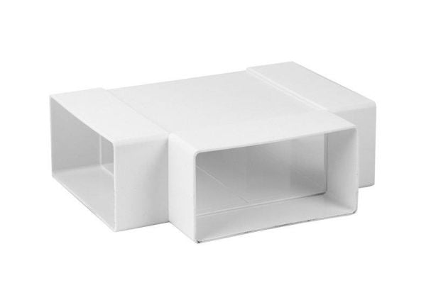 Europlast ventilations-T-stycke (220x55 mm)