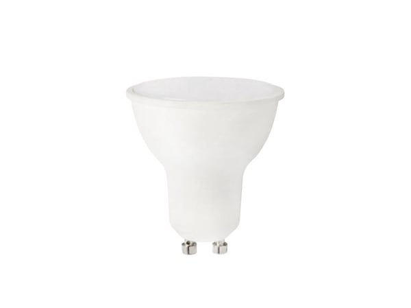 Spectrum LED GU10 pære 230V 6W SMD NW med opalhvitt glass SPECTRUM