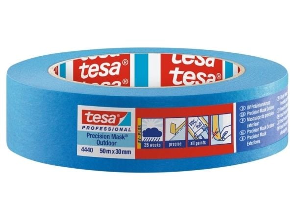 Malertape tesa® 4440 - Professionel udendørs malertape UV 26 uger, 50 m x 30 mm
