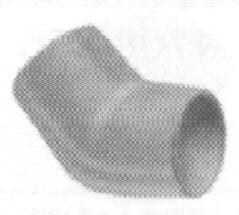 Nibco armbåge 45° PVC-C KW 1/2" - 4706-005