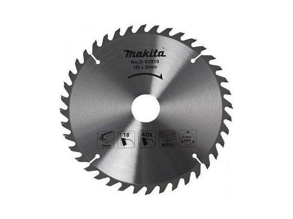 Makita D-03919, Puu, 18,5 cm, 3 cm, 2 mm, Makita, 18°