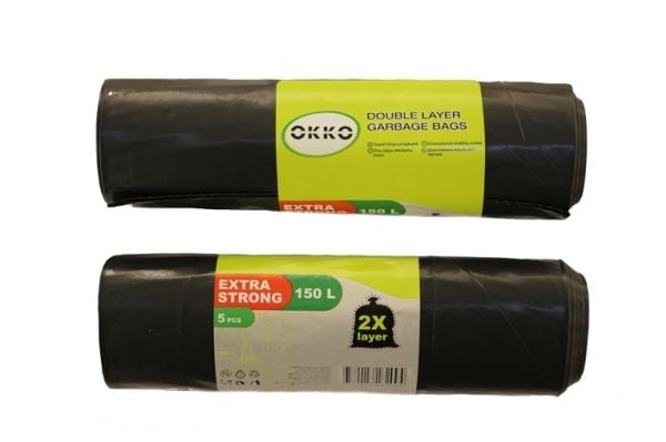 Stabilus søppelsekker til hjemmet 150 L 5 stk (18399000)