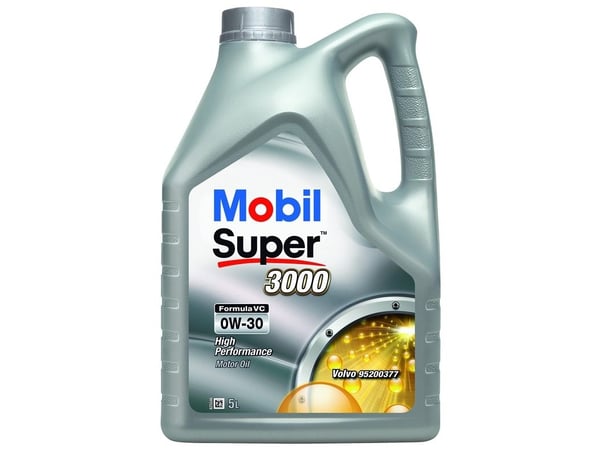 Bilmotorolje Mobil Super 3000 VC 0W-30, 5 l