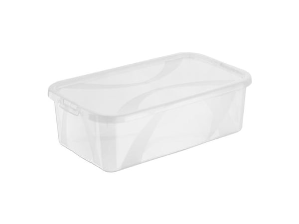 Rotho oppbevaringsboks med lokk 5 L ARCO transparent