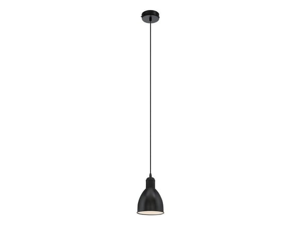 Eglo Priddy - Taklampe - 1 sokkel - E27 - svart, hvit