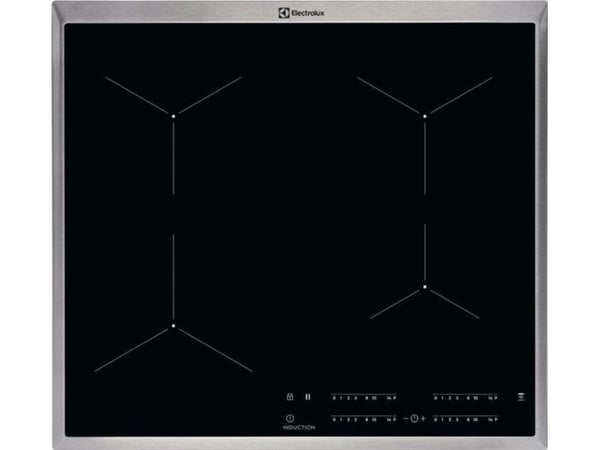 Electrolux Serie 600 EIT60443X - Induktioliesi - 4 levyä - Niche - leveys: 56 cm - syvyys: 49 cm - ruostumattomasta teräksestä valmistettujen koris...