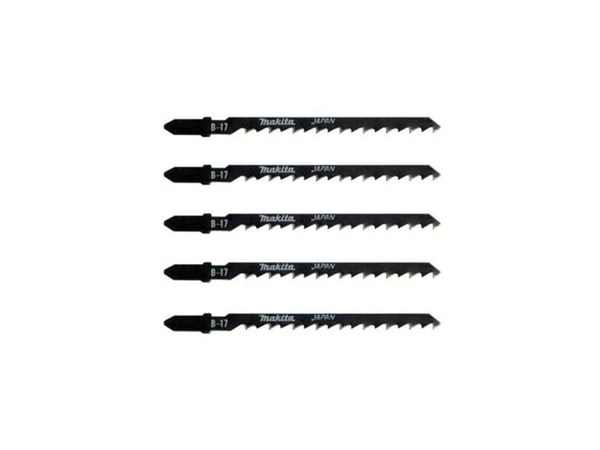 Makita - Stikksagblad - for tre, plast, treferniss - 5 deler - lengde: 105 mm