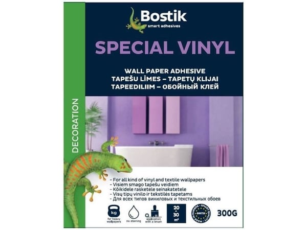 Tesa tapetlim for vinyl med bakside 300 g