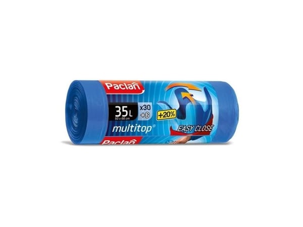 Søppelsekker Paclan Multitop 35 L 36 stk HDPE