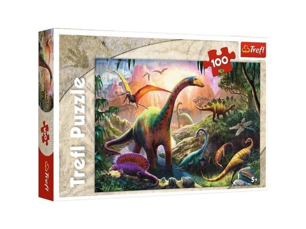 Trefl 16277, 100 styck, Dinosaurier, 5 År