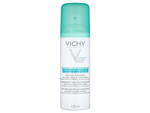 Vichy 48H Anti-Transpirant Anti-Traces Deo Spray - Dame - 125 ml