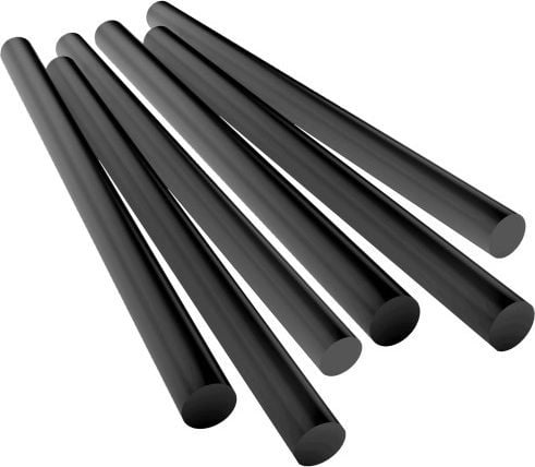 Dedra limstifter 11 mm x 200 mm svarte 6 stk. DED7568