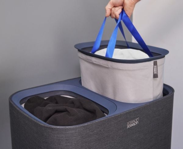 Joseph Joseph 50004, 90 l, Rektangulær, Bomull, Polyester, Sort, Sort, Håndvask/maskinvask