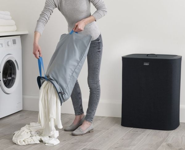 Joseph Joseph 50004, 90 l, Rektangulær, Bomull, Polyester, Sort, Sort, Håndvask/maskinvask