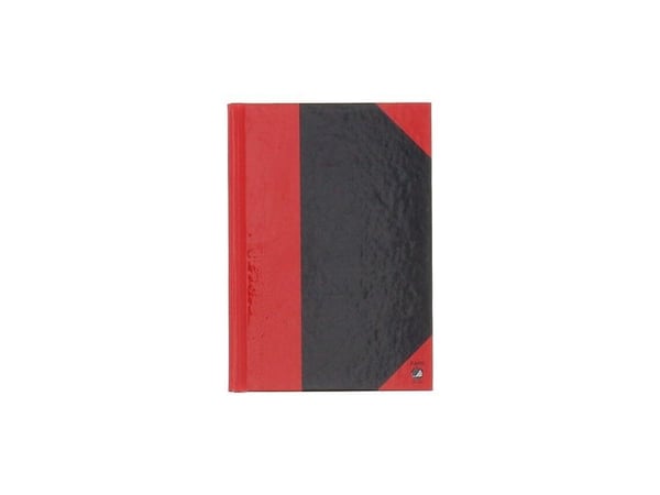 Bantex 100302825, Monokromatiskt, Svart, Röd, A6, 96 ark, 70 g/m ^, Linjerat papper