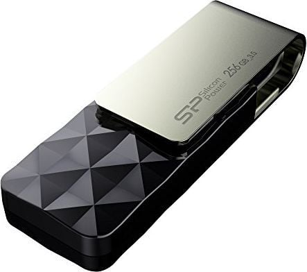 SILICON POWER Blaze B30 - USB-flashstasjon - 256 GB - USB 3.1 Gen 1 - svart
