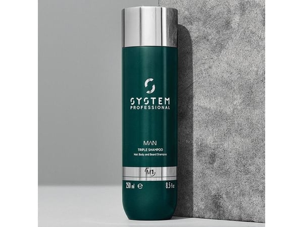 System Professional Man Triple Shampoo M1, 250ml