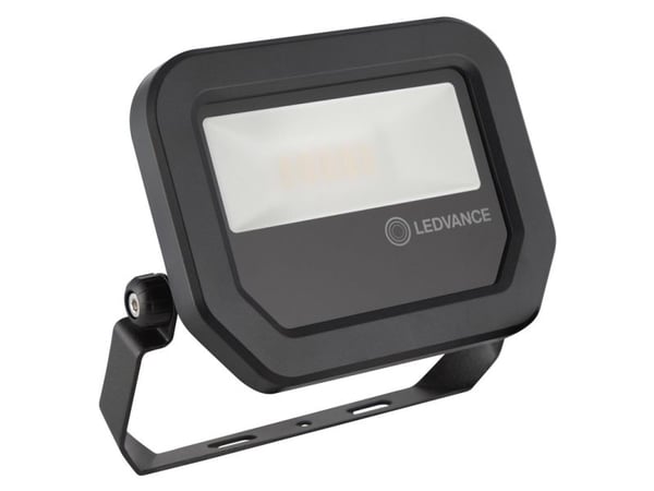 Ledvance flomlys LED projektor 10W FLOMLYS 1100lm 4000K 100 grader. IP65 LEDV svart 4058075097407