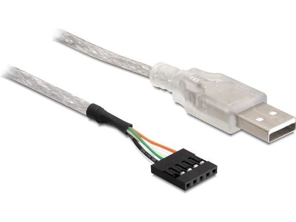 Delock USB Pinheader - USB-kabel - USB (hann) til 5-pin intern (hunn) - USB 2.0 - 70 cm