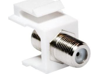 LogiLink NK0018, Platt, Vit, F-kontakt, F-kontakt, Honkoppling, Honkoppling