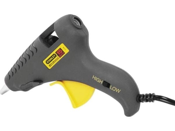 Stanley DualMelt, Limpistol, Svart, Gul, 7 mm, 15 W, 30 mm, 120 mm