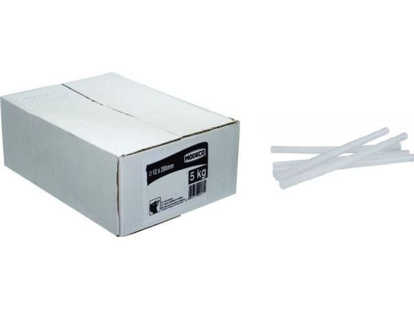 Modeco sanitetslimstav 12 mm x 200 mm hvit (250 stk.) 5 kg PRO-B