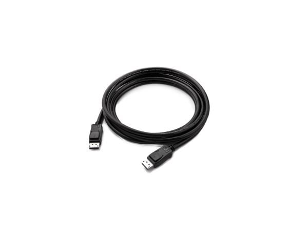 Kramer C-DPU-3 - DisplayPort-kabel - DisplayPort (hann) låst til DisplayPort (hann) låst - DisplayPort 1.4 - 30 V - 90 cm - 8K 60Hz støtte - svart