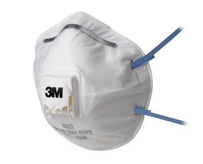 3M säkerhetsmask 8822 - FFP2 m/ventil, 10-pack