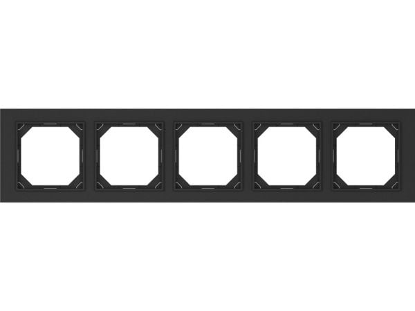 Vilma ram 5 platser svart R05 Qr 1000
