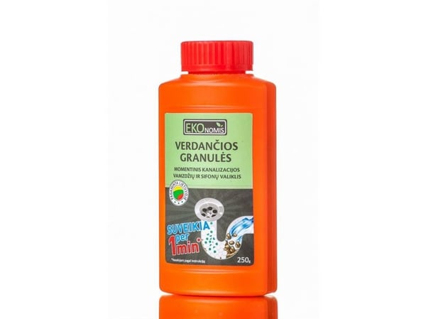 Sifon- og avløpsrens Ekonomis VERDANCIOS GRANULES ®, 250 g
