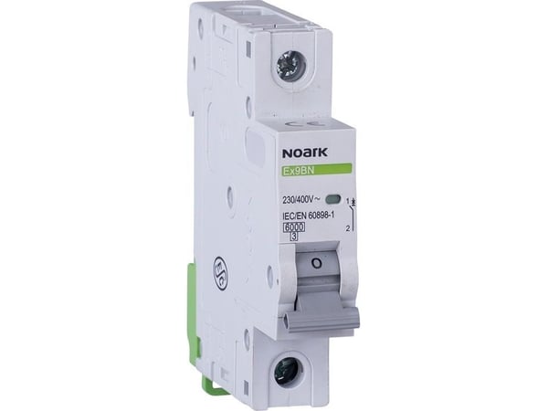 Noark Ex9BN 1P C6 ylivirtakytkimet