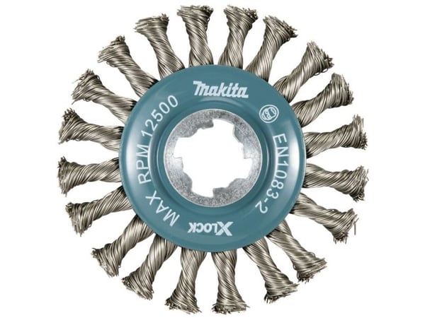Makita D-73352, Slipebørste, 12500 RPM, Blå, Flerfarget, Rund, 11,5 cm, 1 stykker