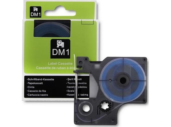 Qoltec - Hvid - Rulla (0,9 cm x 1,5m) 1 kassette(r) varmekrymperørtape - DYMO ILP219; LabelMANAGER 160, 210, 260, 280, 360, 420, 450; Rhino 5000; R...