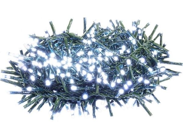 Julelys Retlux 600 LED hvit kald