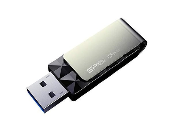 SILICON POWER Blaze B30 - USB-flashstasjon - 128 GB - USB 3.0 - svart
