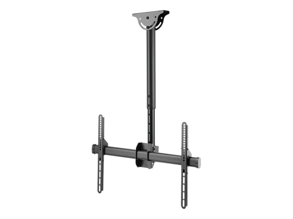 DELTACO Office - Monteringssett (takmontering) - full motion, telescopic - for flatpanel - 560 - 910 mm - svart - skjermstørrelse: 37"-70"