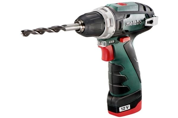 Metabo PowerMaxx BS Basic - Drill/driver - trådløs - 2 hastigheter - nøkkelfri borhylse 10 mm - 34 N·m - 2 batterier - 12 V