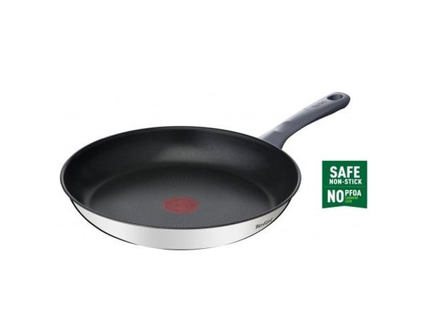 Tefal Daily Cook G7300455, Rund, Universalpanne, Rustfritt stål, Rustfritt stål, Keramikk, Gass, Halogen, Induksjon, Forseglet plate, 24 cm