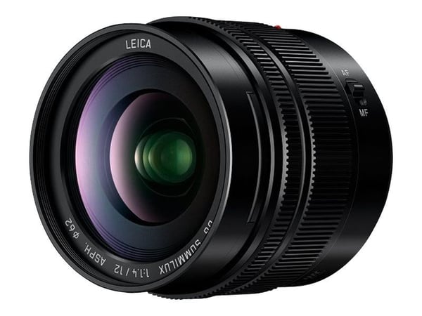 Leica DG Summilux - Vidvinkelobjektiv - 12 mm - f/1.4 ASPH. - Micro Four Thirds - för Lumix DC-BGH1; Lumix G DC-G100, G110, G90, GF10, GF90, GH5M2,...