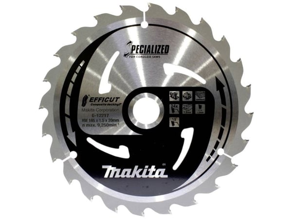 Makita E-12217, plast, 16,5 cm, 2 cm, 9250 rpm, 1,5 mm, Makita